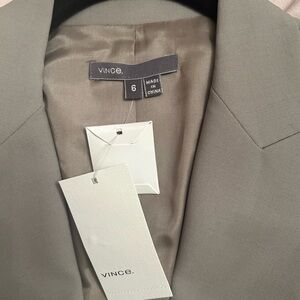NWT- Vince Taupe 2 Button Classic Blazer